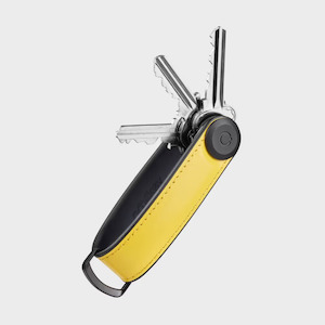 Orbitkey: Key Organiser Hybrid Leather - Solar Yellow