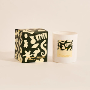 Candles And Diffusers: Pistachio + Caramel Candle