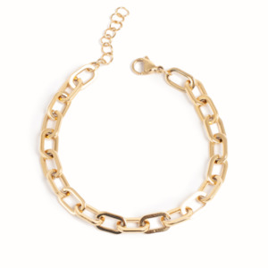 Body: Pure Steel Chain Bracelet - Gold