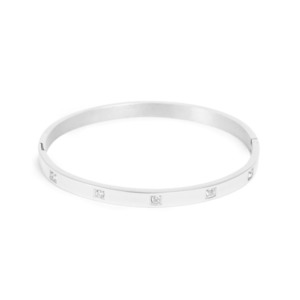 Pure Steel Bangle - Silver