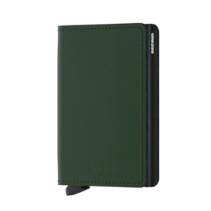 Slimwallet - Matte Green + Black