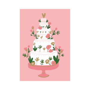 Cards Wrapping: Wedding Cake Card