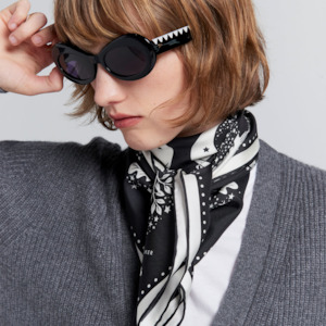 Night Owl Classic Scarf - Black