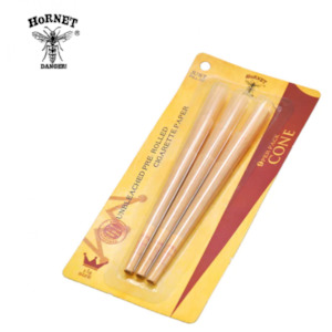 Rolling Papers: 2406 78 HORNET Unbleached Pre Rolled Paper 78mm 9pcs/pack