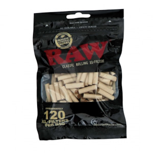 Rolling Tips: RAW BLACK FILTERS XL D 6 mm L 20 mm 14186