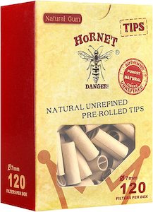 Rolling Tips: HORNET Unbleached Pre-Rolled Tips