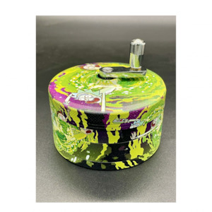 Grinders: Rick & morty Grinder 1281 Metal Grinder 40mm 4 layers