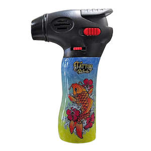 Hookah Accessories: TATTOOWORKS EASY GRIP CRAZY DESIGN TORCH LIGHTER