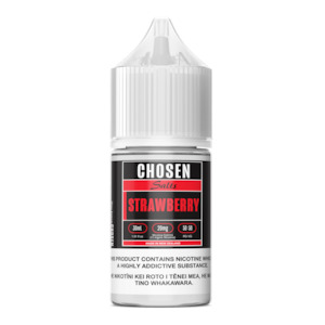 Local Vape Juice: Chosen Salts - Strawberry