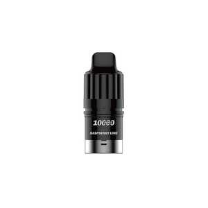 Low Nicotine Vape Juice: iGET Bar PLUS Pod V3 (10000 Puffs) - Raspberry Lime
