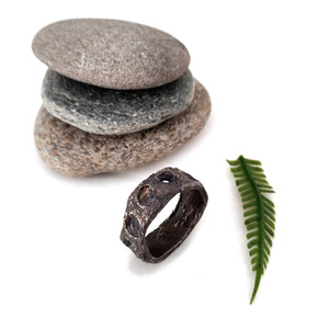 Products: Knotty Ring Oxidized Silver