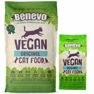 Products: Benevo VEGAN Cat Food 2kg/10kg - The Vegan Petfood Company
