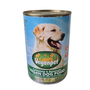 Products: Veganpet Vegan Dog Food 390gm Tin - The Vegan Petfood Company