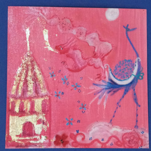 Large Square printed post cards