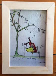 Wooden Prints: Framed Small Wooden prints