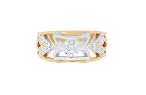 Leela: Brilliant Cut Diamond Solitaire Ring
