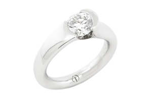 Inspired Collection: Stellad Evo: Brilliant Cut Diamond Solitaire Ring