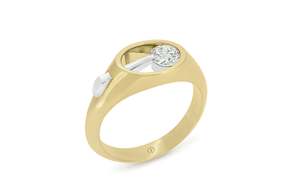 Inspired Collection: Breta: Brilliant Cut Diamond Solitaire Ring