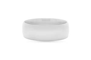 Mens Wedding Rings: Classic Light Dome Band in Platinum