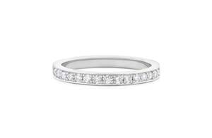Womens Wedding Rings: Brilliant Diamond Grain Set Eternity Ring