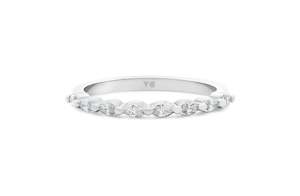 Womens Wedding Rings: Marquise Diamond Set Ring