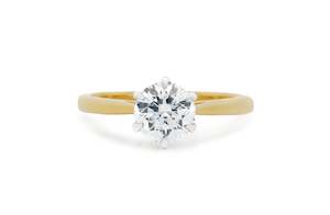 Classic Engagement Rings: Jolie: Brilliant Cut Diamond Solitaire Ring