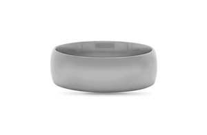 Classic Wedding Bands: Classic Light Dome Band in Tantalum