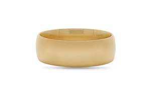 Classic Wedding Bands: Classic Light Dome Band in Yellow Gold