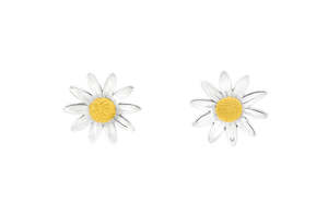 Botanical: Large Daisy Stud Earrings