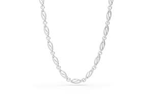Legato Chain Necklace in Sterling Silver