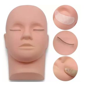 Mannequin Flat Head (for eyelash extension practice) - The Villa Retreat