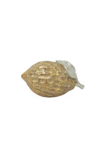 GIFTWARE: GOLD LEMON DECOR