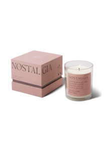 Candles Diffusers: MOOD 'NOSTALGIA' GLASS CANDLE - PEPPER + PLUM