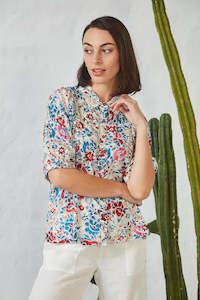 VERGE ROSETTA SHIRT - PRINT