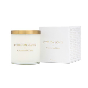 LYTTLETON LIGHTS COCONUT & LIME CANDLE - LARGE