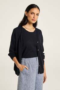 Yarra Trail: YARRA TRAIL SERENE CARDIGAN - NAVY