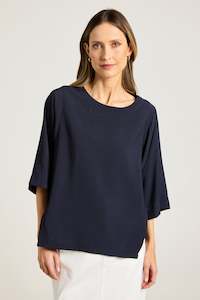 YARRA TRAIL SKYE TOP - NAVY