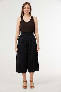 Sale Clothing: AU HASARD D'UN VOYAGE CAPRI PANT - BLACK