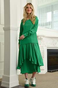Curate: CURATE ALL YOU NEED DRESS - GREEN