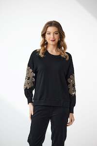 Newport: NEWPORT ISAAC SWEATSHIRT - BLACK