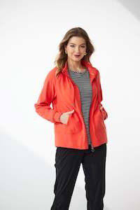 Newport: NEWPORT LEGEND ZIP FRONT HOODIE - RUST