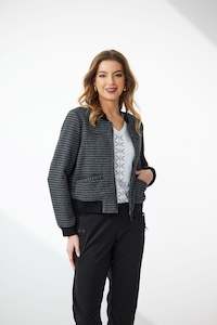 Newport: NEWPORT JULIANNA JACKET - HOUNDSTOOTH