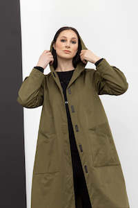 Womens Must Haves: STYLE XLAB SUBCONCIOUS TRENCH COAT - OLIVE