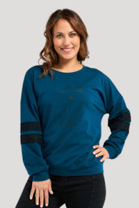 ZAFINA LISA SWEAT - TEAL