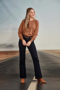 Vogue Denim: VERGE SHAKIRA JEAN - DARK INDIGO