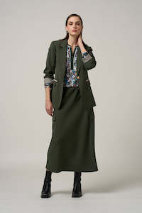 Madly Sweetly: MADLY SWEETLY CIPHER BLAZER - SPRUCE