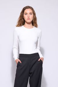 NERIS NOAH TOP - SOFT WHITE
