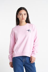 Womens Must Haves: HUFFER SLOUCH CREW 350/SINGER - PALE ROSE