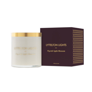 Sale Home Gift: LYTTLETON LIGHTS FIG & APPLE BLOSSOM CANDLE - LARGE