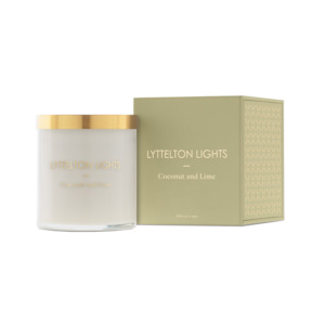 LYTTLETON LIGHTS COCONUT & LIME CANDLE - MEDIUM